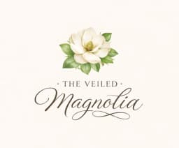 The Veiled Magnolia logo