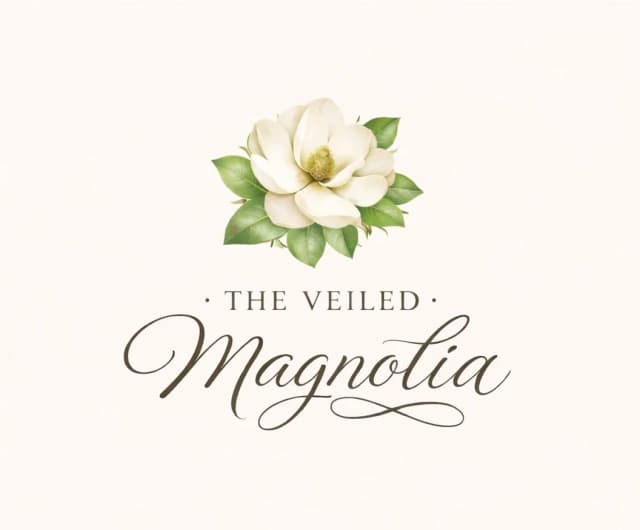 The Veiled Magnolia logo